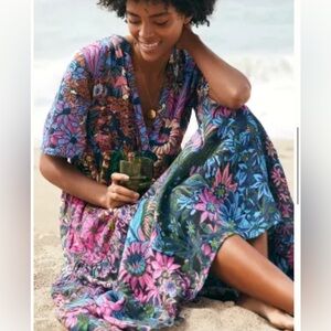 THE KALLIE FLOWY MAXI DRESS: PRINTED EDITION